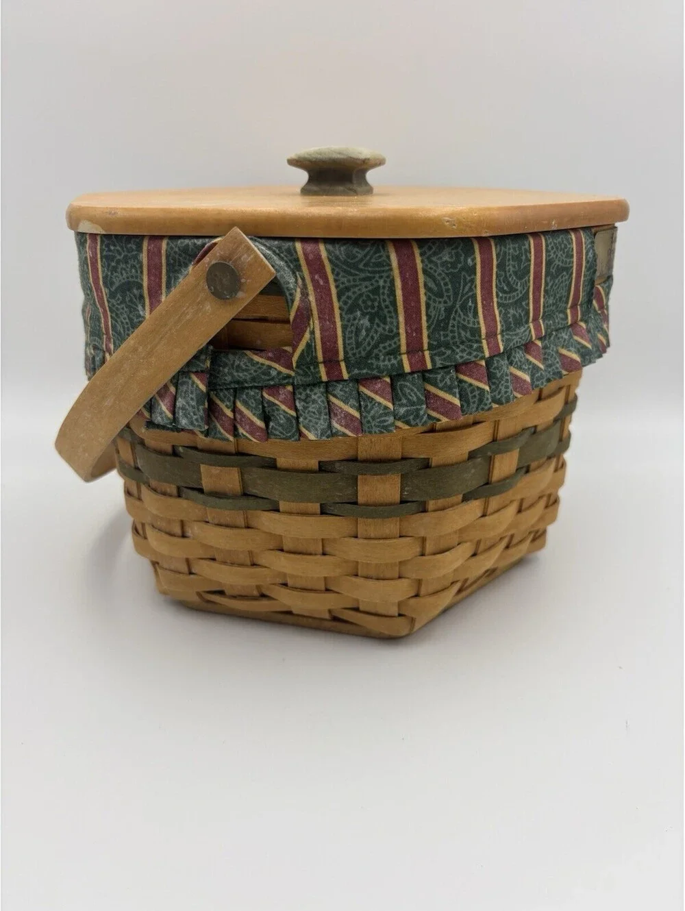Longaberger 1997 Christmas Collection Snowflake Basket Lid/Liner/Protector